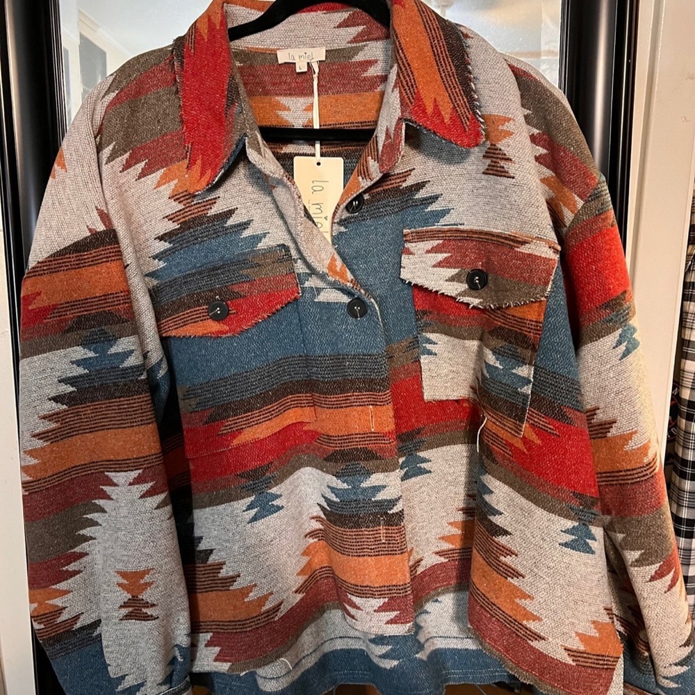 Multicolor Shacket